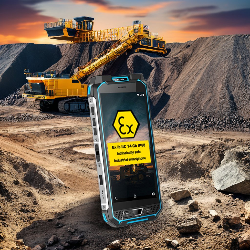 OEM 5.7" Cellphone Dual Sim Card VHF RFID Rugged Mobile Phone 4G LTE Rugged Smartphone Safety Ip68 Waterproof Atex EX Phones